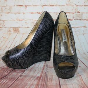 Steve Madden Open Toe Platform Shoes Size 7